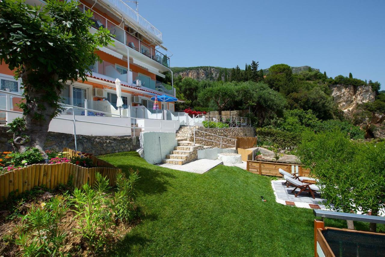 Tango Apartment On The Beach Палеокастрица Экстерьер фото